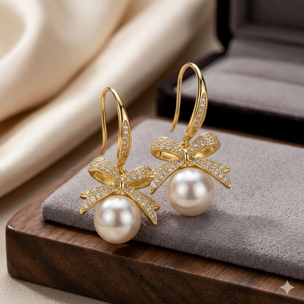 Ribbon earring
